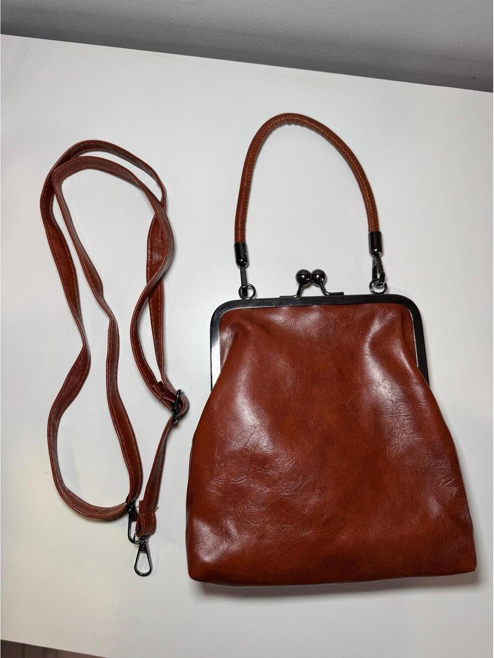 Brown crossbody bag